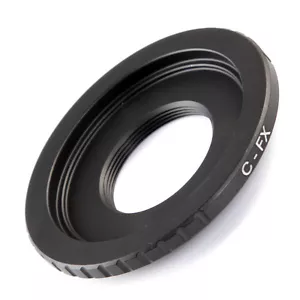 16mm C-Mount Cine Movie lens to Fuji Fujifilm X-Mount Adapter For X-Pro1 X-E1 E2 - Picture 1 of 5