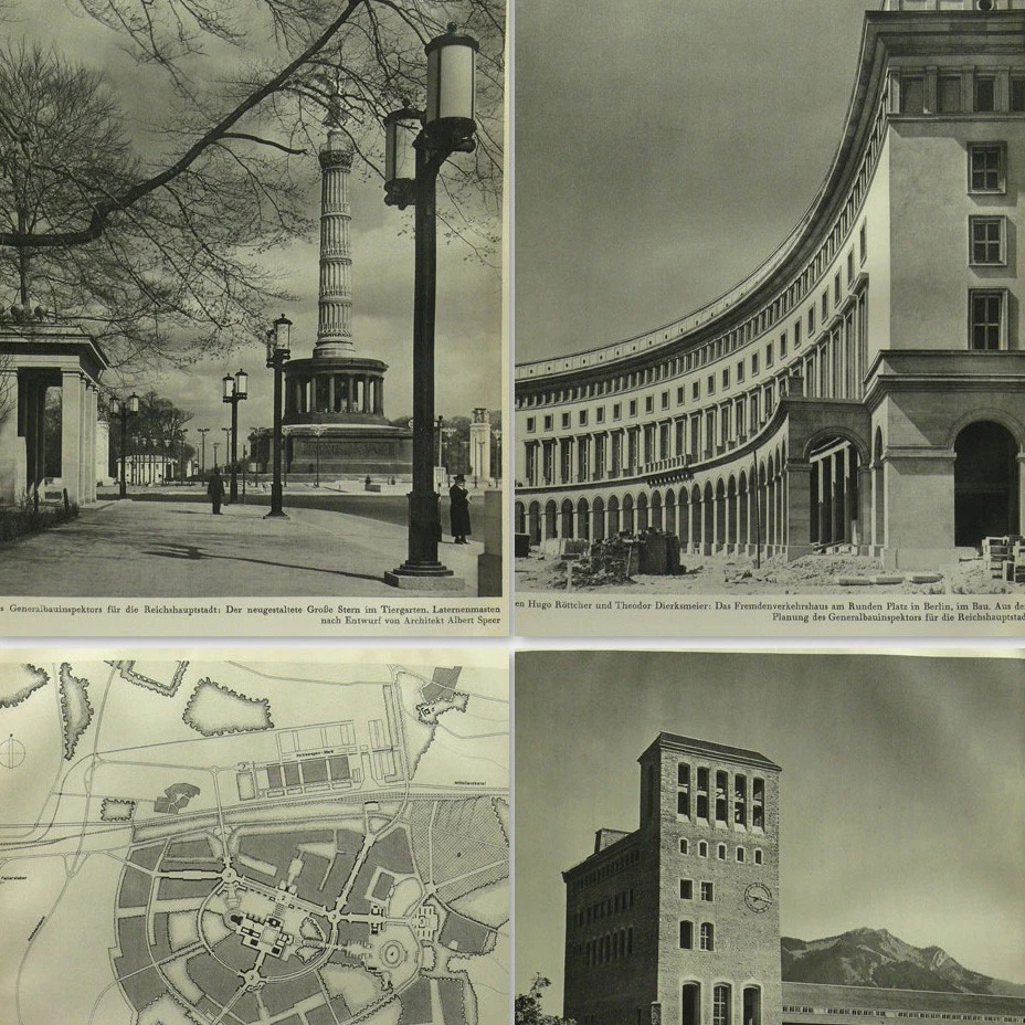Albert Speer German WW2 Architecture Book '41 w/80 photos Berlin Munich Nurnberg - Image 1 of 1