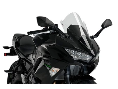 Puig Z-Racing Screen Windshield Windscreen Black for Kawasaki Ninja 650 (20-25) - Image 1 of 4