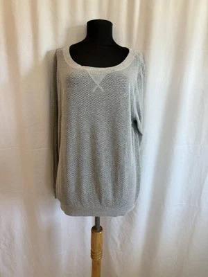Michael Stars серый сетки вязаный пуловер свитер - один размер - Изображение 1 из 4