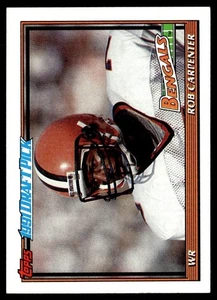 1991 Topps Rob Carpenter Rookie Cincinnati Bengals #244 - Picture 1 of 2