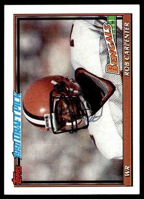 1991 Topps Rob Carpenter Rookie Cincinnati Bengals #244 - Image 1 of 2