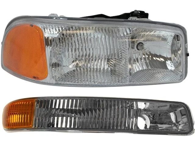 Headlight Assembly and Parking Light Kit For 2001-2006 GMC Sierra 3500 RR129JH — 第 1/1 张图片