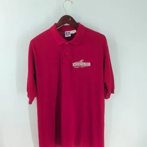 Vtg 90s Washington State Cougars MV Sports Mens Red Polo Shirt Cotton Size 2XL - Picture 1 of 8