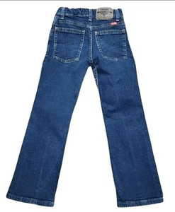 Wrangler Classic Boot Cut Jeans Boys Size 8 Slim Adjustable Waist Cowboy School - Picture 1 of 8