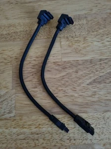 Sata 3 6Gb/s PREMIUM 20cm Round Data HDD SSD Cable W/- Latch Black 90 Right... - Picture 1 of 1