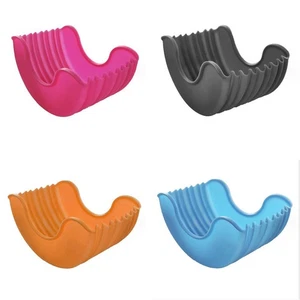 Tragbar 2x Wiederverwendbar Burger Halter Clip Einziehbar Burger Clip Sandwich Halter - Bild 1 von 11