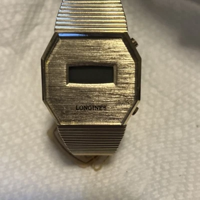 Reloj Pulsera Longines LED Hombre Vintage Relleno de Oro  Foto 1 de 4