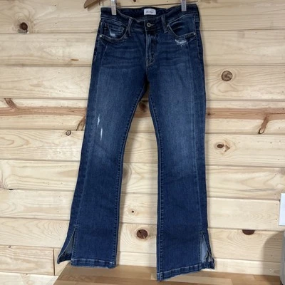 Pantalones de mezclilla para mujer Kancan Brea tiro bajo Bootcut talla 3/25 KC2553M Foto 1 de 4