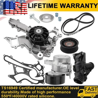 Комплект водяного насоса и ременного привода для Mercedes-Benz GLK350 ML350 C300 C350 E400 R350 - Изображение 1 из 4