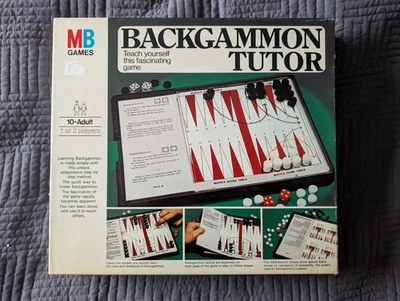 Vintage Backgammon Tutor MB Games 1975 All Complete Very Good Condition - Image 1 of 4