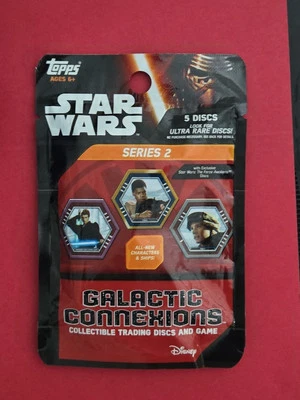 Topps Star Wars Galatic Connexions Serie 2 Pack 5 Reglas de Disco Lista de Verificación Foto 1 de 2