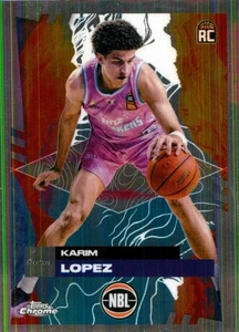 2024 2025 New Zealand Breakers NBL Basketball Chrome Rookie Card - Karim Lopez - Picture 1 of 3