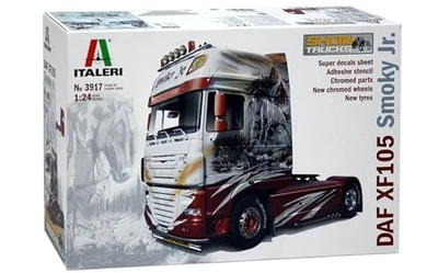 PLATZ Italeri 1/24 DAF XF-105 Smokey Jr. Tractor Head Plastic Model Kit IT3917 - Image 1 of 3