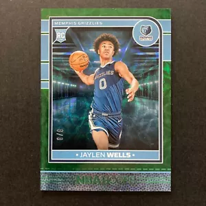 Jaylen Wells 2024-25 NBA Hoops SSP Green Scope 8/8 Rookie Card #269 Grizzlies RC - Picture 1 of 7