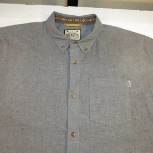 DRAVUS HEADING NOWHERE KURZARMHEMD MIT KNÖPFEN Herren XL grau  - Bild 1 von 5