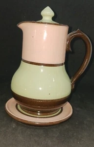 Cafetera/choc caliente Sadler vintage "Betty" con platillo rara Inglaterra - Imagen 1 de 5
