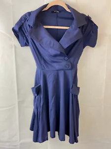 WalG Women's Blue dress Size UK 10 - Picture 1 of 9