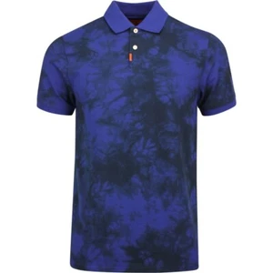 Nike Polo Golf Polo Shirt LARGE Deep Royal Fog Wash Slim Fit Tie Dye CI9769-455 - Picture 1 of 11