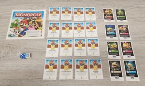 Monopoly Gamer Super Mario Bros Replacement Dice Deeds Boss Cards Manual - Imagen 1 de 9
