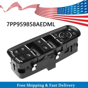 7PP959858AEDML Power Window Switch For Porsche Macan Panamera Cayenne 2011-2018 - Picture 1 of 7