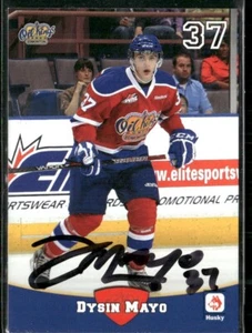 Dysin Mayo 2012-13 Husky #37 Auto Edmonton Oil Kings - Picture 1 of 2
