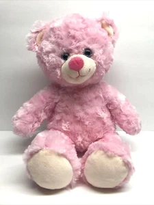 Build A Bear Workshop 16" Plush Stuffed Animal Toy Pink Cuddles Teddy  Blue Eyes - Picture 1 of 11