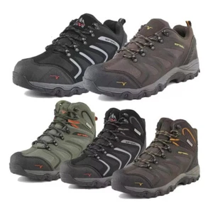 NORTIV 8 Men's Waterproof Hiking Boots Outdoor Lightweight Shoes Trekking Trails - Picture 1 of 44