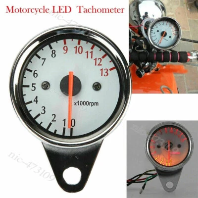 Motorcycle 13000RPM Tachometer Gauge For Honda Shadow Ace Classic VT 750 1100 - Imagem 1 de 4
