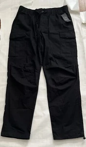 Women's Cargo Joggers Pants Multiple Pockets Baggy Loose Elastic Casual Trousers - Picture 1 of 5