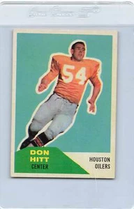 1960 Fleer #70 Don Hitt Oilers EX/MT *502 - Bild 1 von 1