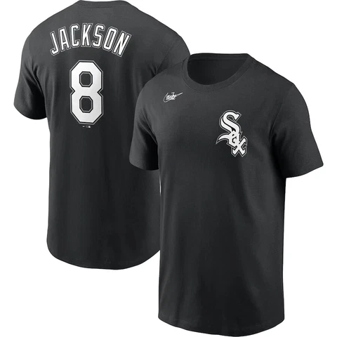 Bo Jackson Chicago White Sox Nike Cooperstown Collection Name & Number T-Shirt Cover