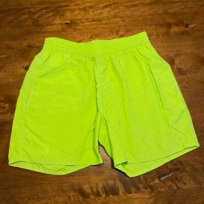Bañador Sauvage California Para Hombre Grande Verde Cordón Board Shorts De Colección Foto 1 de 4