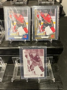 LOT OF 3 2018 Upper Deck Compedium Printing Plates Black #816 Juuso Valimaki 1/1 - Picture 1 of 7