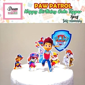 Paw Patrol Cake Topper - 7 Stück, Geburtstagstorten Deko, schnelle Lieferung Unisex - Bild 1 von 1
