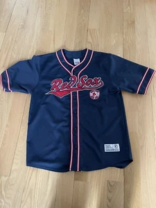Boston Red Sox MLB TRUE FAN Full Button Men's Baseball Jersey - Large - NWT - Picture 1 of 5