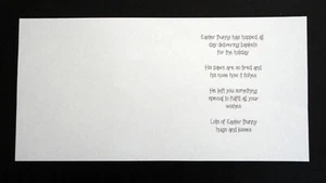 Card Inserts Assorted Funny Easter Greeting 5"x 5" Craft cards (Portrait) Pk 20 - Picture 1 of 4