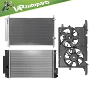 Cooling Fan and Radiator Condenser Assembly For 2008 2009-2015 Scion xB 2.4L - Picture 1 of 24