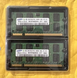4GB Kit 2x 2GB DDR2 800MHz PC2-6400 Laptop Sodimm Memory Ram PC6400.... - Picture 1 of 1