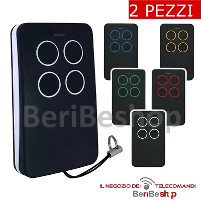 BERIBESHOP 2 TELECOMANDI CANCELLO ROLLING CODE E FISSO MULTIFREQUENZA AUTOSCAN UNIVERSALE