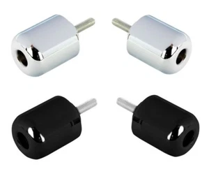 MOTORCYCLE BAR ENDS YAMAHA YZF-R1 98-12 YZF-R6 06-12 CHROME BAR END WEIGHT - Picture 1 of 1