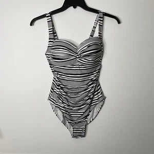 Nip Tuck Twist One Piece Multi Fit Cup Swimsuit Size 8 - Picture 1 of 6