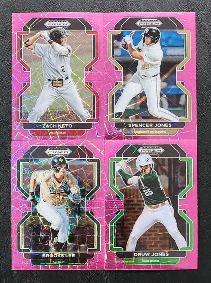 2022 Panini Prizm Draft Picks Baseball PINK VELOCITY PRIZMS You Pick the Card - Image 1 of 1