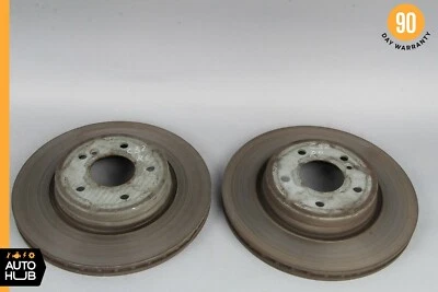 Conjunto de rotor de freio traseiro esquerdo e direito Mercedes W203 C32 C55 CLK55 AMG fabricante de equipamento original - Imagem 1 de 4