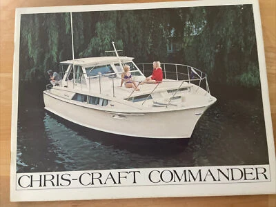 Chris Craft 1970 / 1971 Commander Vintage Boat Brochure / Catalog - Image 1 of 4