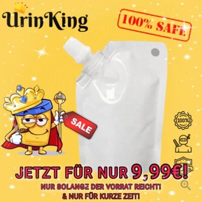 UrinKing - 30 ML Beutel mit künstlichem Urin | Angebot nur für kurze Zeit! - Bild 1 von 3