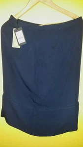 JAEGER 100% SILK BLACK SKIRT SIZE 12 - Picture 1 of 11