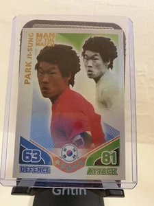 Park Ji-Sung - Man Of The Match - Topps Match Attax 2010 Football Card - Picture 1 of 2