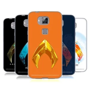 FUNDA DE GEL SUAVE CON LOGOTIPO OFICIAL DE PELÍCULA AQUAMAN PARA TELÉFONOS HUAWEI 2 - Imagen 1 de 18