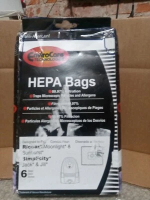 Moonlight, Jack & Jill, Snap, Pizzaz Hepa Bags by Envirocare Technologies - 6pk. Foto 1 de 4